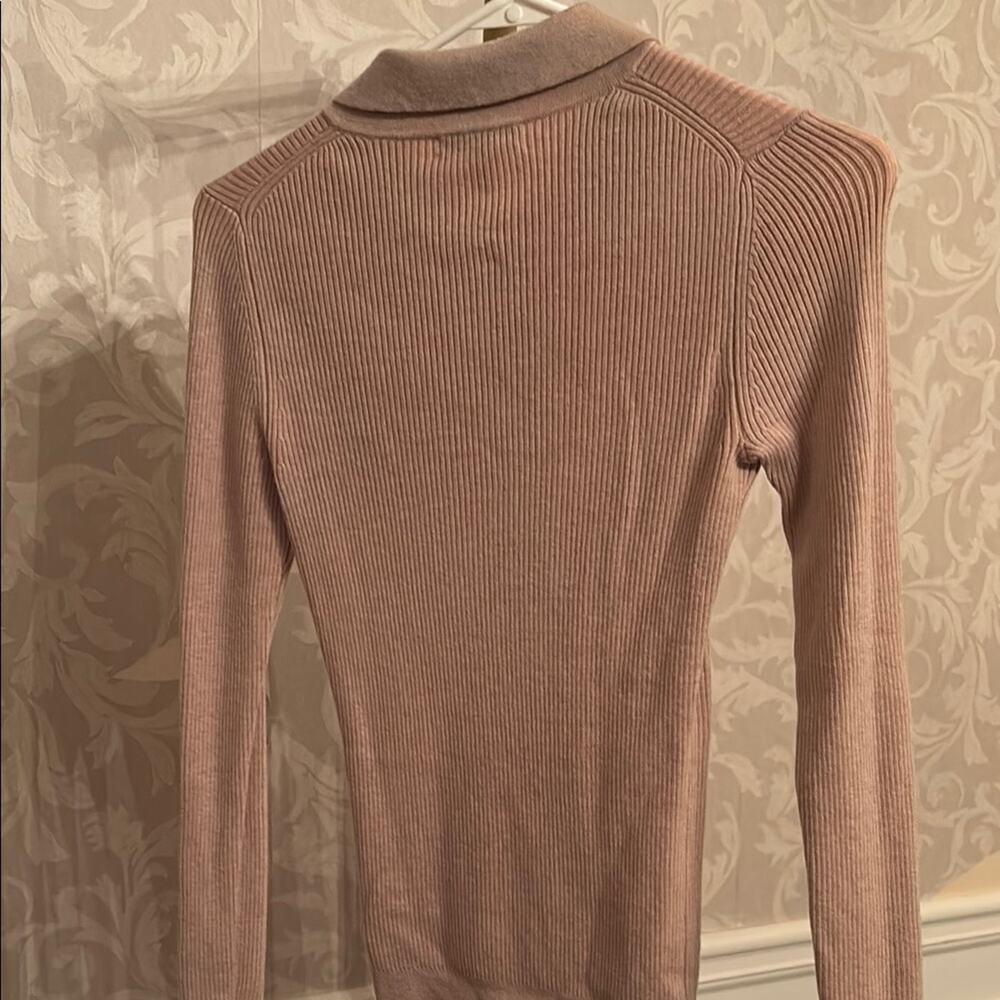 Reiss Women's Ribbed Tan Top - Picture 7 of 7